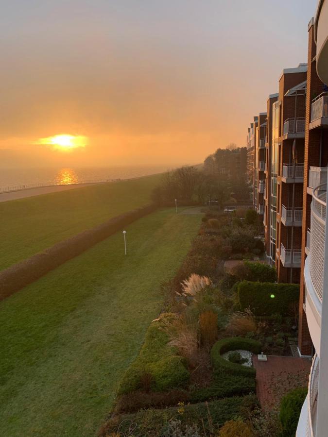 Studio Mit Meerblick Und Grosser Loggia - Direktzugang Zur Nordsee Βίλχελμσχαφεν Εξωτερικό φωτογραφία